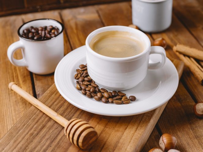 
Kandungan terbesar kafein ada pada kopi