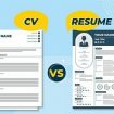 CV vs Resume. (Img: Google)