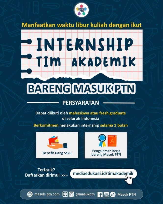 
Internship Tim Akademik MASUK PTN
