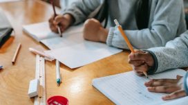 Ilustrasi Mengerjakan Tugas Kuliah (img: pexels.com by katerina holmes)