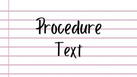 Ilustrasi Procedure Text (img: unsplash.com)