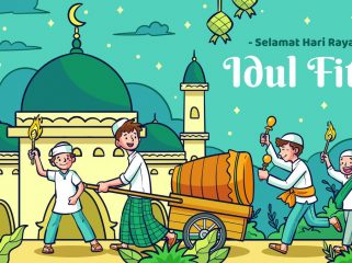 Ilustrasi Hari Raya Idul Fitri (img: kemendikbud.go.id)