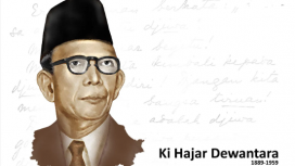 Ilustrasi Ki Hajar Dewantara (img: unhas.ac.id)