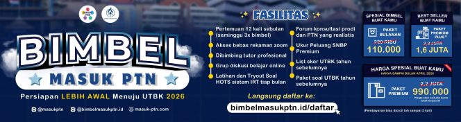 
Bimbel Online UTBK Terbaik Masuk PTN Impian
