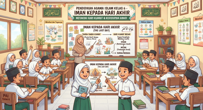 
Unduh Latihan Pendidikan Agama Islam Kelas 6 Materi Iman kepada Hari Akhir PDF