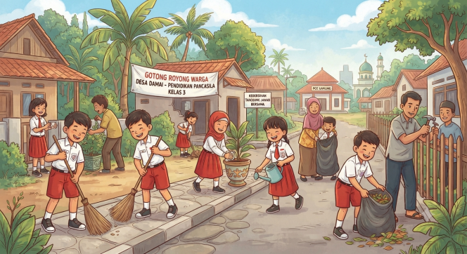
Unduh Latihan Pendidikan Pancasila Kelas 3 Materi Gotong Royong di Masyarakat PDF