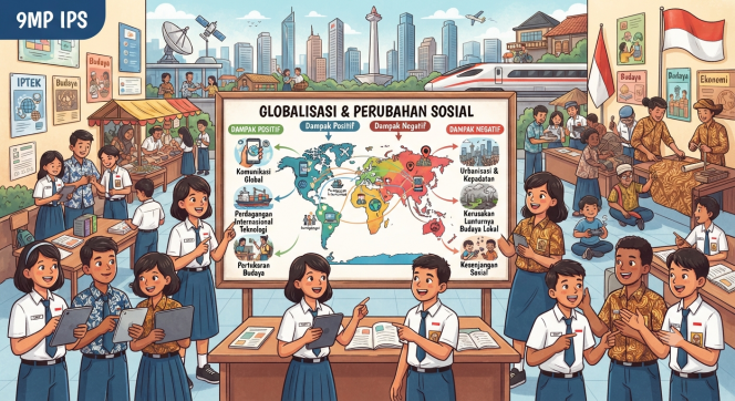 
Download Modul Pembelajaran IPS Kelas 9 Materi Globalisasi dan Perubahan Sosial