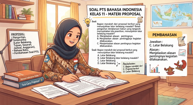 
Soal PTS Bahasa Indonesia Kelas 11 Materi Proposal dan Pembahasannya