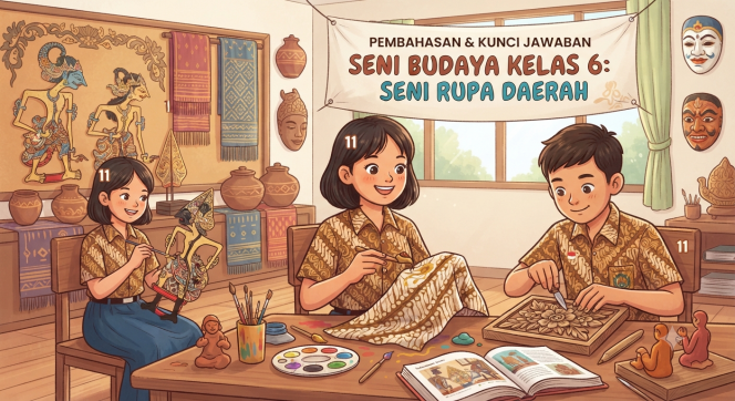 
Pembahasan dan Kunci Jawaban Seni Budaya Kelas 6: Seni Rupa Daerah