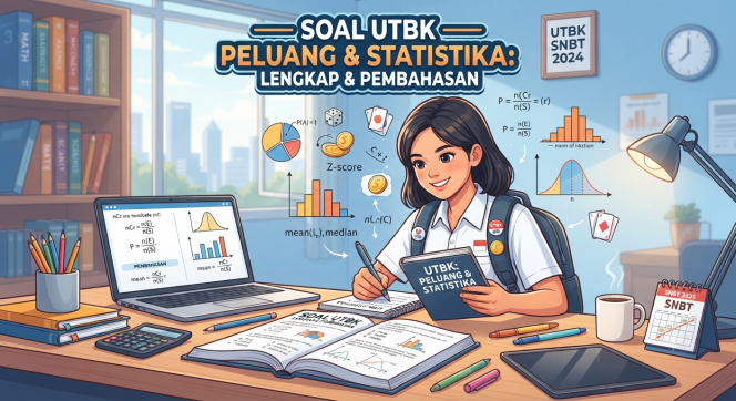 
Soal Peluang dan Statistika UTBK Lengkap dengan Pembahasan