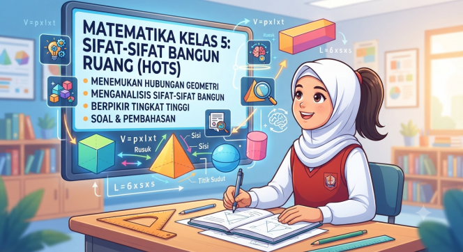 
Soal HOTS dan Pembahasan Matematika Kelas 5: Sifat-sifat Bangun Ruang