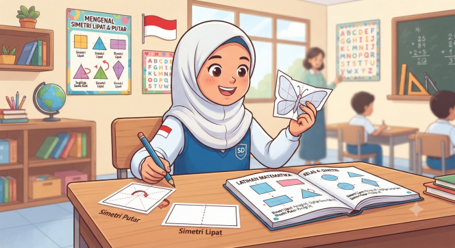 
Unduh Latihan Matematika Kelas 4 Materi Simetri Lipat dan Simetri Putar PDF
