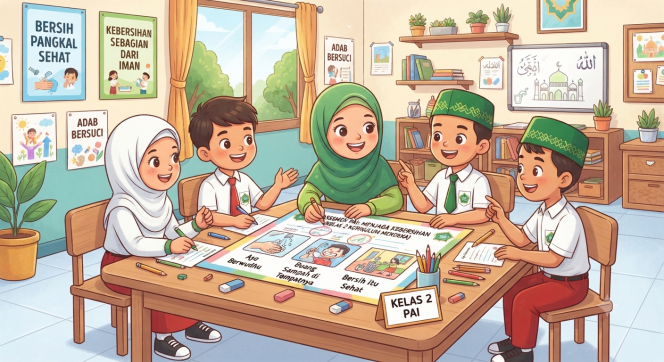 
Asesmen Kurikulum Merdeka Pendidikan Agama Islam Kelas 2: Menjaga Kebersihan