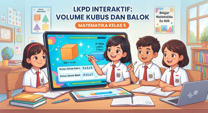 
LKPD Interaktif Kelas 5 untuk Materi Volume Kubus dan Balok