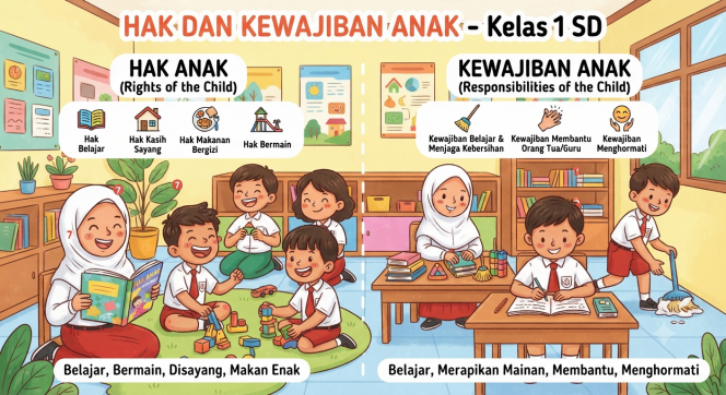 
Rangkuman Lengkap Kelas 1 tentang Hak dan Kewajiban Anak