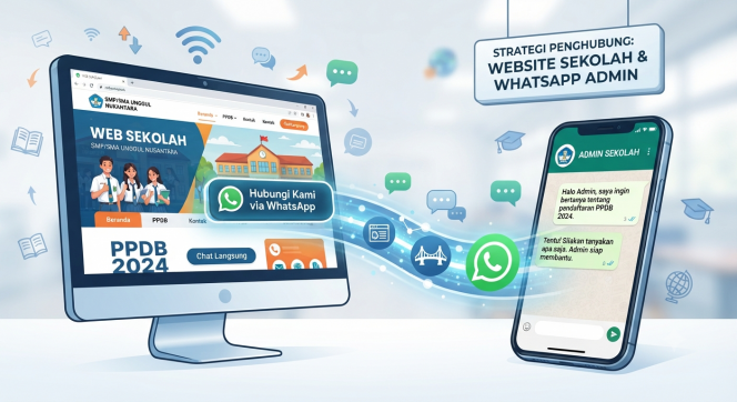 
Strategi Menghubungkan Website Sekolah dengan WhatsApp Admin