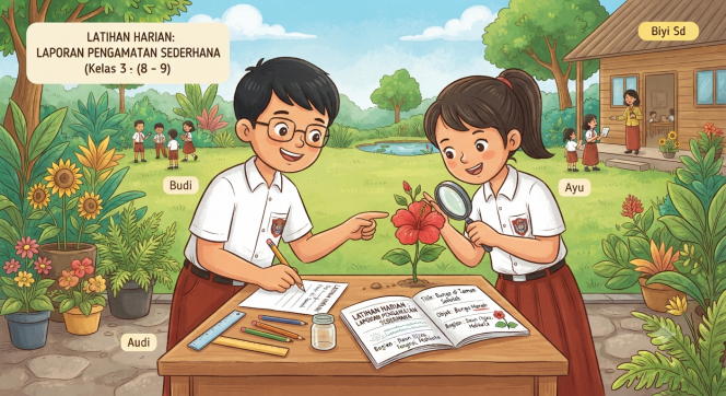 
Latihan Harian Bahasa Indonesia Kelas 3: Laporan Pengamatan Sederhana