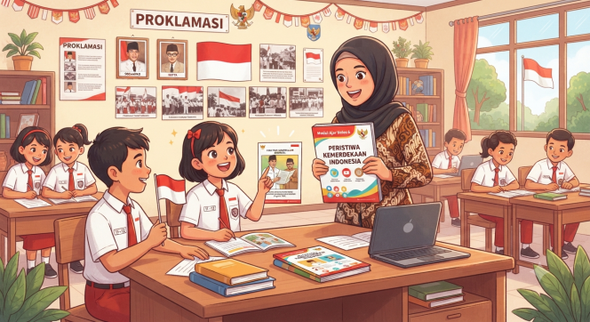 
Download Modul Ajar Kelas 6 untuk Materi Peristiwa Kemerdekaan Indonesia