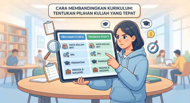
Cara Membandingkan Kurikulum Program Studi sebelum Mendaftar