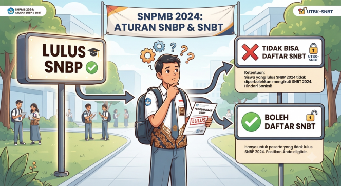 
Ketentuan Peserta yang Sudah Lulus SNBP terhadap Pendaftaran SNBT