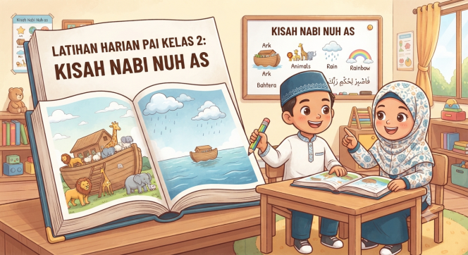 
Latihan Harian Pendidikan Agama Islam Kelas 2: Kisah Nabi Nuh