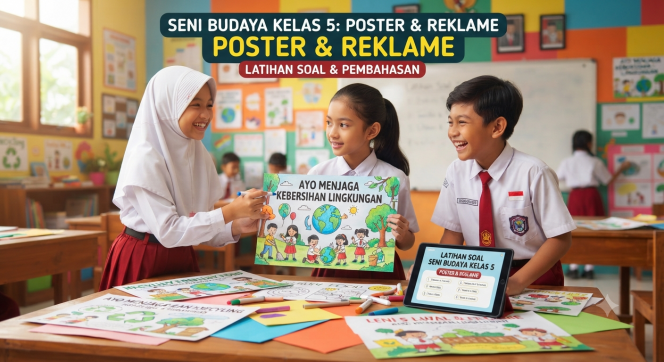
Latihan Soal Seni Budaya Kelas 5 Materi Poster dan Reklame dan Pembahasannya