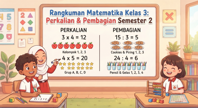 
Rangkuman Materi Matematika Kelas 3: Perkalian dan Pembagian Semester 2
