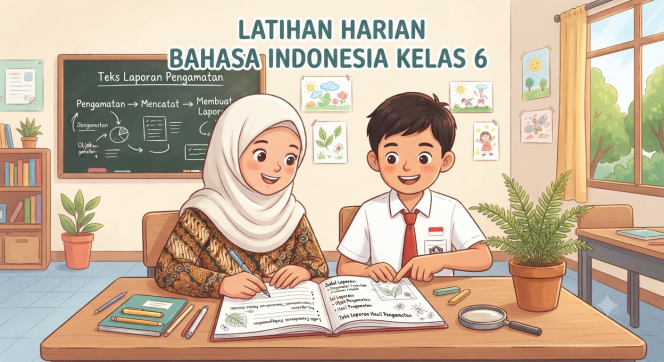 
Latihan Harian Bahasa Indonesia Kelas 6: Teks Laporan Hasil Pengamatan