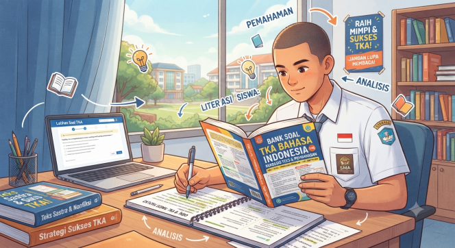 
Bank Soal TKA Bahasa Indonesia SMA Berbasis Teks dan Pembahasan