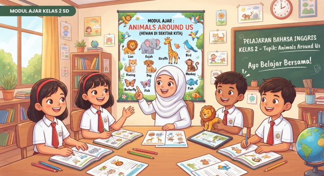 
Download Modul Ajar Kelas 2 untuk Materi Animals Around Us