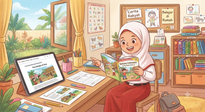 
PDF Bahasa Indonesia Kelas 3 Materi Cerita Narasi untuk Belajar di Rumah