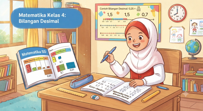 
Kunci Jawaban Soal Matematika Kelas 4 Materi Bilangan Desimal