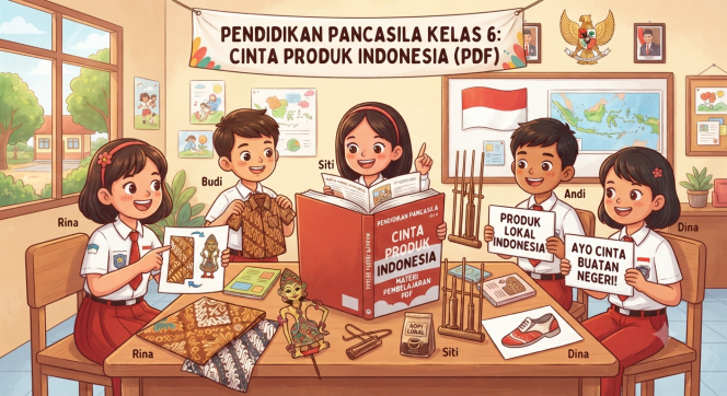 
Download Materi Pendidikan Pancasila Kelas 6 tentang Cinta Produk Indonesia dalam Format PDF