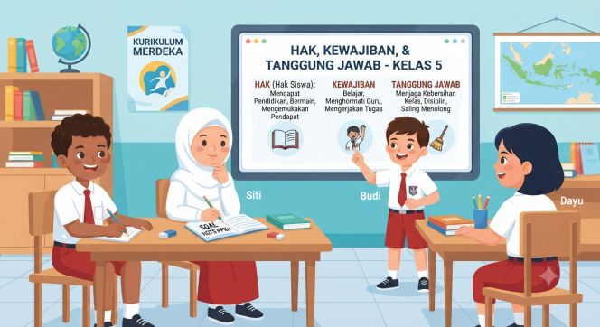 
Contoh Soal HOTS Kelas 5 Materi Hak Kewajiban dan Tanggung Jawab Kurikulum Merdeka