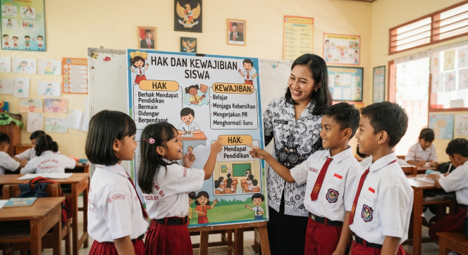 
Bahan Ajar Guru Kelas 2 untuk Materi Hak dan Kewajiban Siswa pada Pelajaran Pendidikan Pancasila
