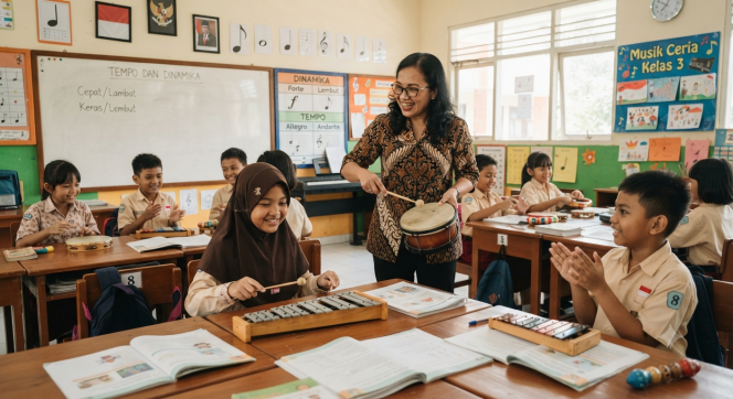 
Perangkat Bahan Ajar Guru Kelas 3: Tempo dan Dinamika