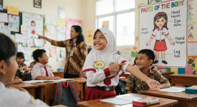 
Contoh Modul Ajar Bahasa Inggris Kelas 2 Semester 2 Materi Parts of the Body