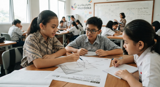 
Contoh Soal HOTS Kurikulum Merdeka Kelas 7: Garis dan Sudut