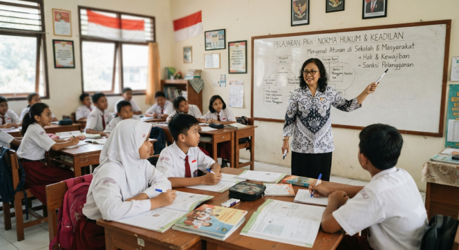 
Perangkat Bahan Ajar Guru Kelas 6: Norma Hukum