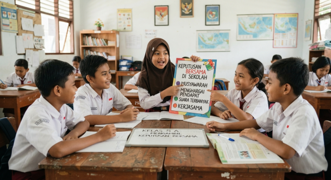 
Contoh Modul Ajar Pendidikan Pancasila Kelas 5 Semester 1 Materi Keputusan Bersama