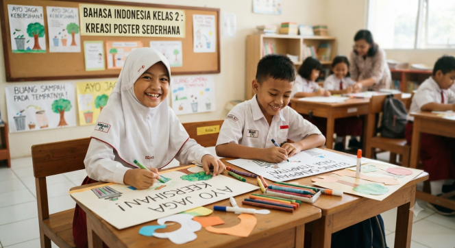 
Panduan Belajar Bahasa Indonesia Kelas 2 Materi Membuat Poster Sederhana