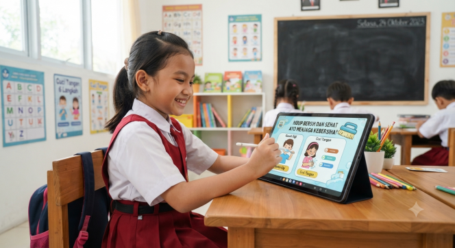 
LKPD Interaktif Kelas 1 untuk Materi Hidup Bersih