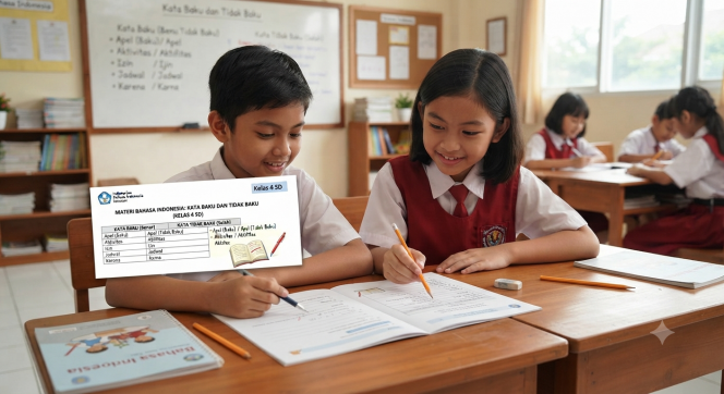 
Materi Kata Baku dan Tidak Baku Kelas 4 PDF Siap Cetak