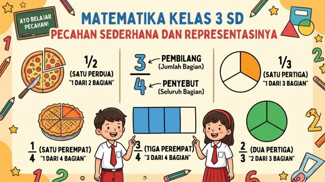
Materi Matematika SD Kelas 3: Pecahan Sederhana dan Representasinya
