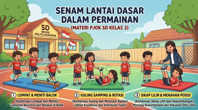 
Materi PJOK SD Kelas 3: Senam Lantai Dasar