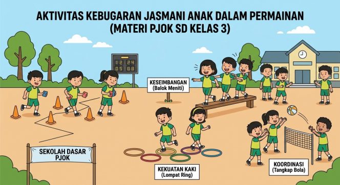 
Materi PJOK SD Kelas 3: Aktivitas Kebugaran Jasmani Anak