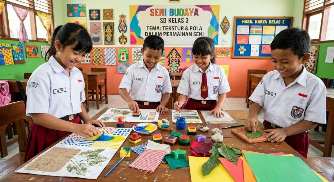 
Materi Seni Budaya SD Kelas 3: Tekstur dan Pola dalam Seni Rupa