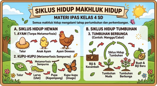 
Materi IPAS SD Kelas 4: Siklus Hidup Makhluk Hidup