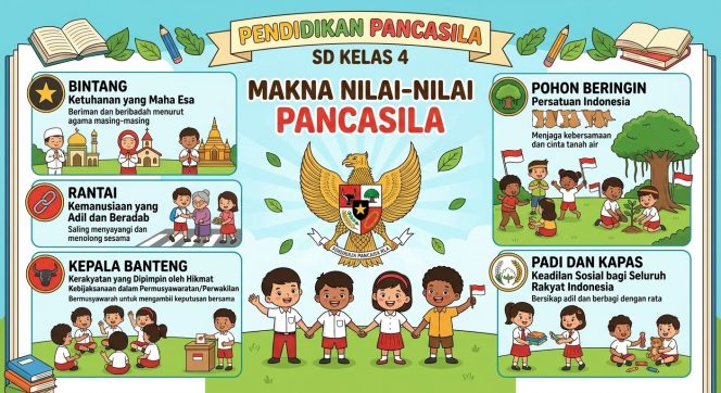 
Materi Pendidikan Pancasila SD Kelas 4: Makna Nilai-Nilai Pancasila