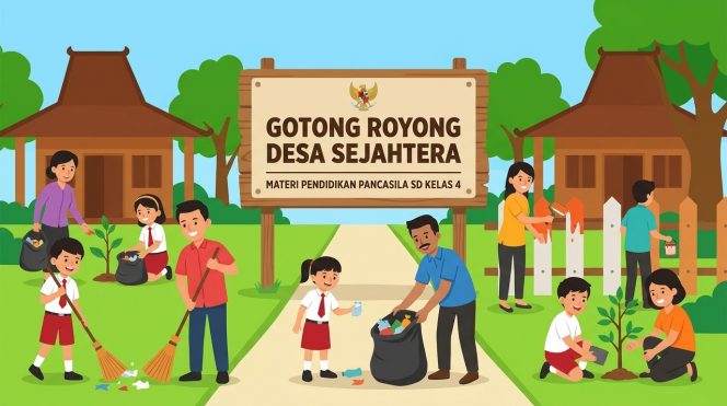 
Materi Pendidikan Pancasila SD Kelas 4: Sikap Gotong Royong di Masyarakat